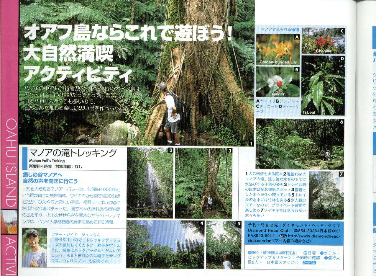 旅行誌に掲載されたD.H.C.の記事