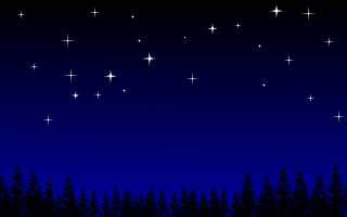 ハワイの星空