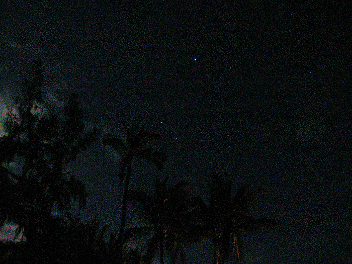 ３月の星空