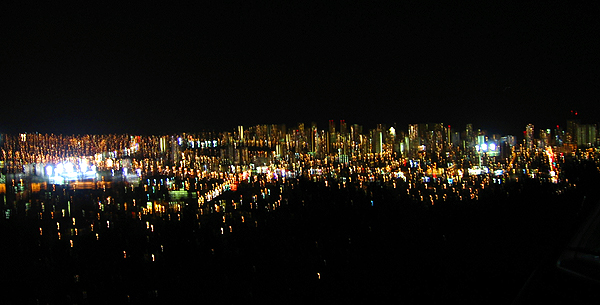 タンタラスからのワイキキの夜景
