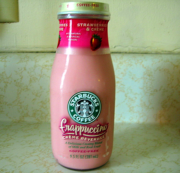 スタバのイチゴミルク１